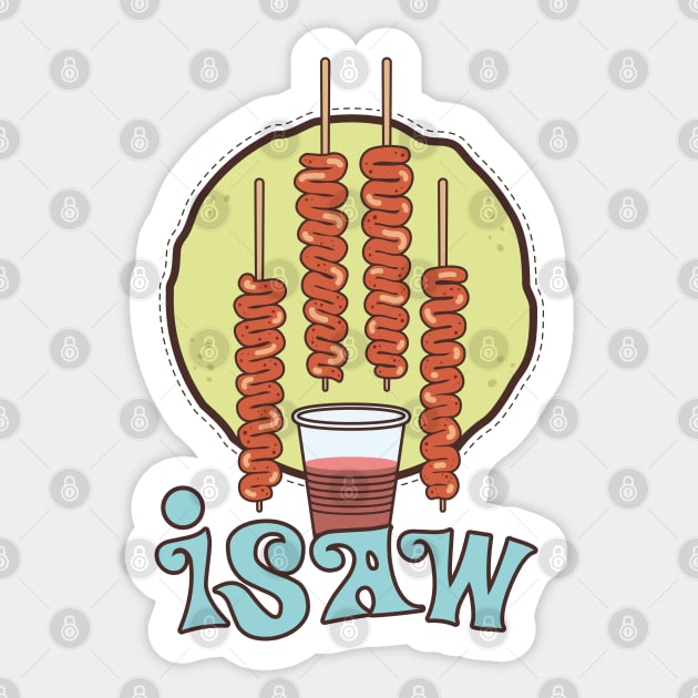 Isaw Sticker by defpoint